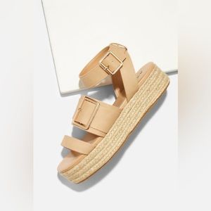 Just Fab Size 7 Espadrille style Shoes. Handmade. Used. Boho chic aesthetic